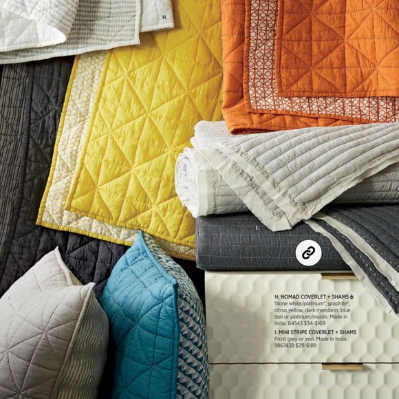 ISO West Elm coverlet quilt, Nomad collection - Picture 2 of 2